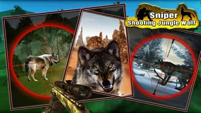 Captures d'écran de Sniper Shooting Jungle Wolf
