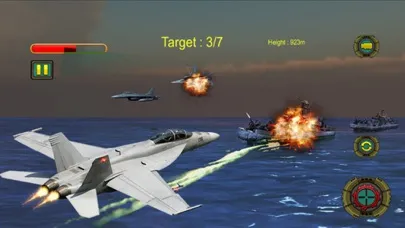 Zrzuty ekranu Strike jet fighter war