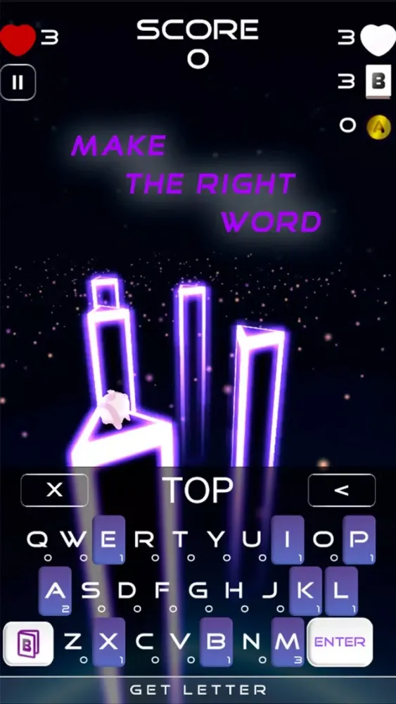 Capturas de tela do Find Letter Magic Puzzle Game