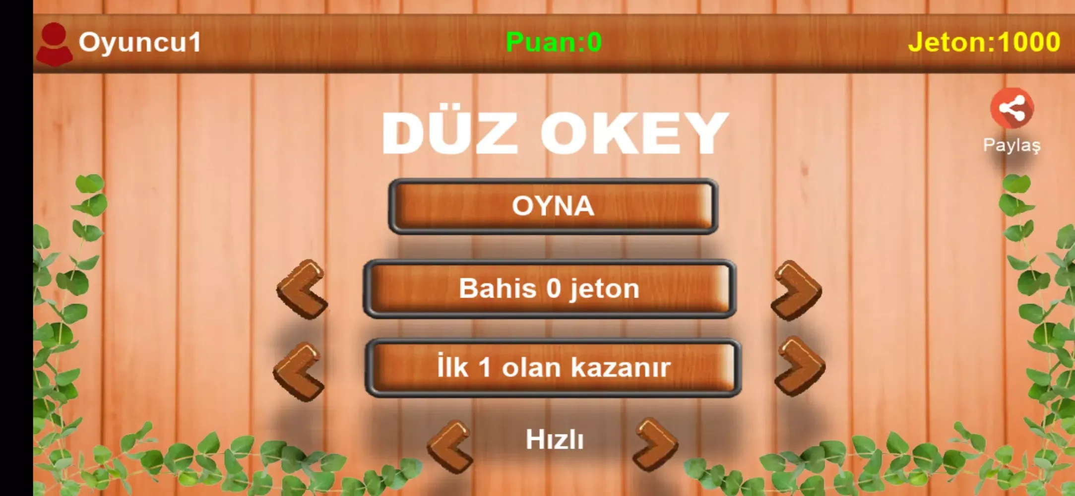Captures d'écran de İnternetsiz Okey