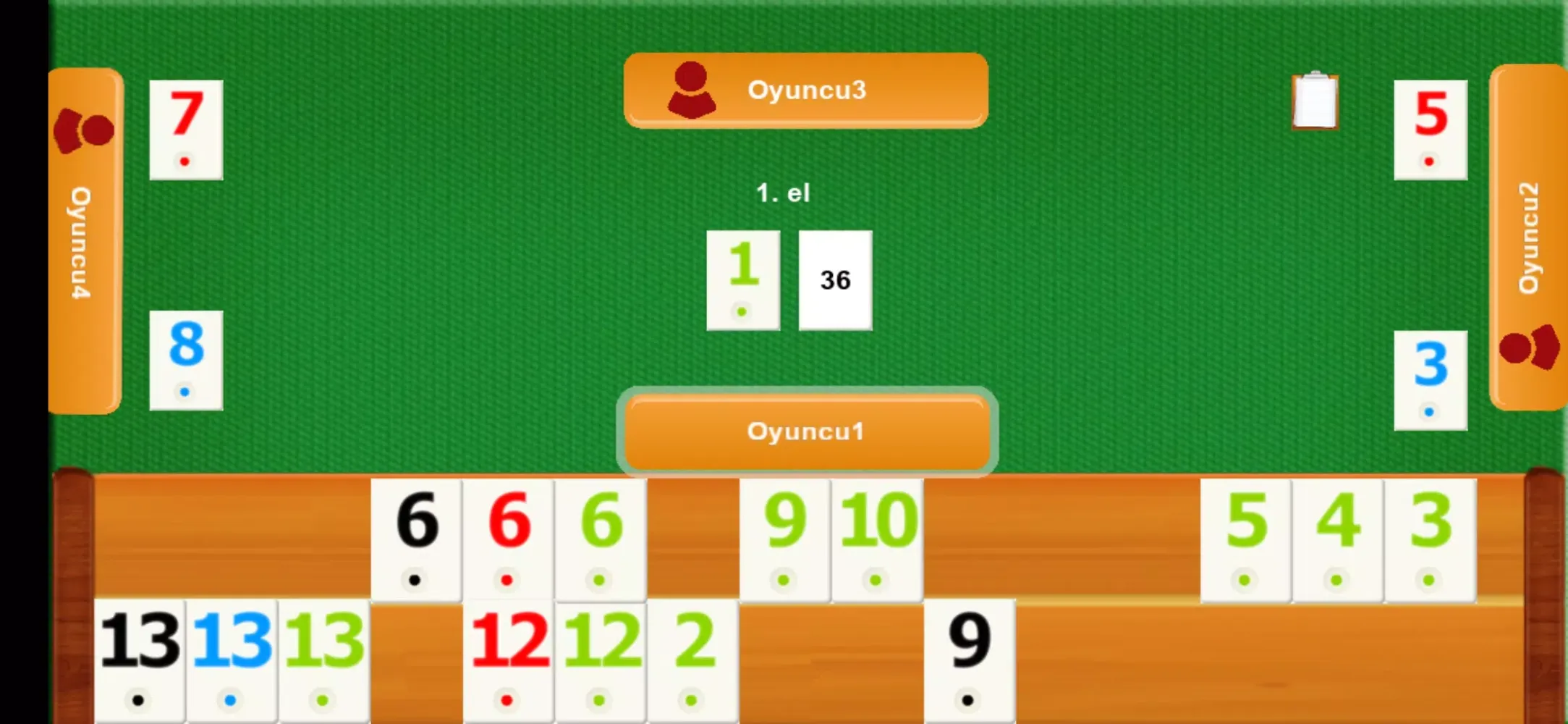 Captures d'écran de İnternetsiz Okey