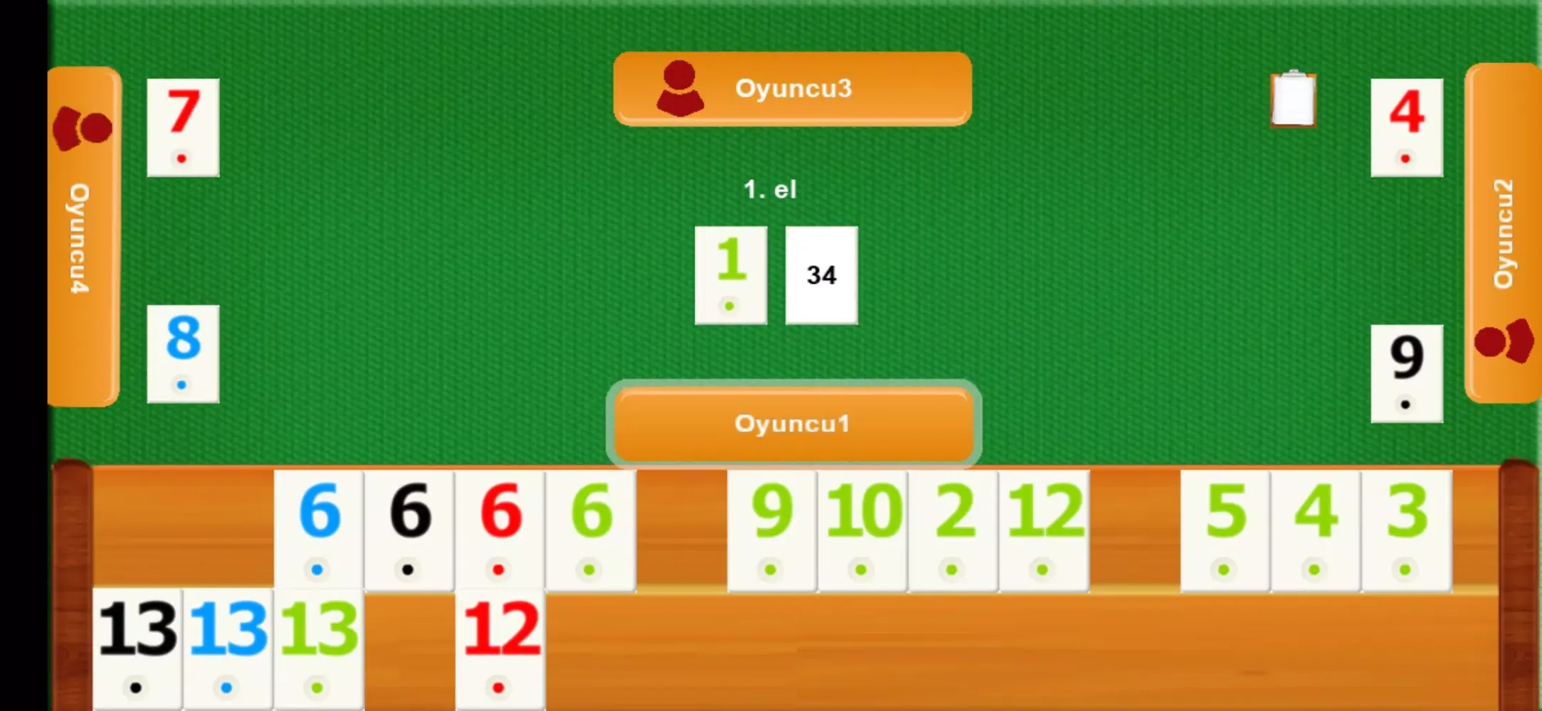 Captures d'écran de İnternetsiz Okey