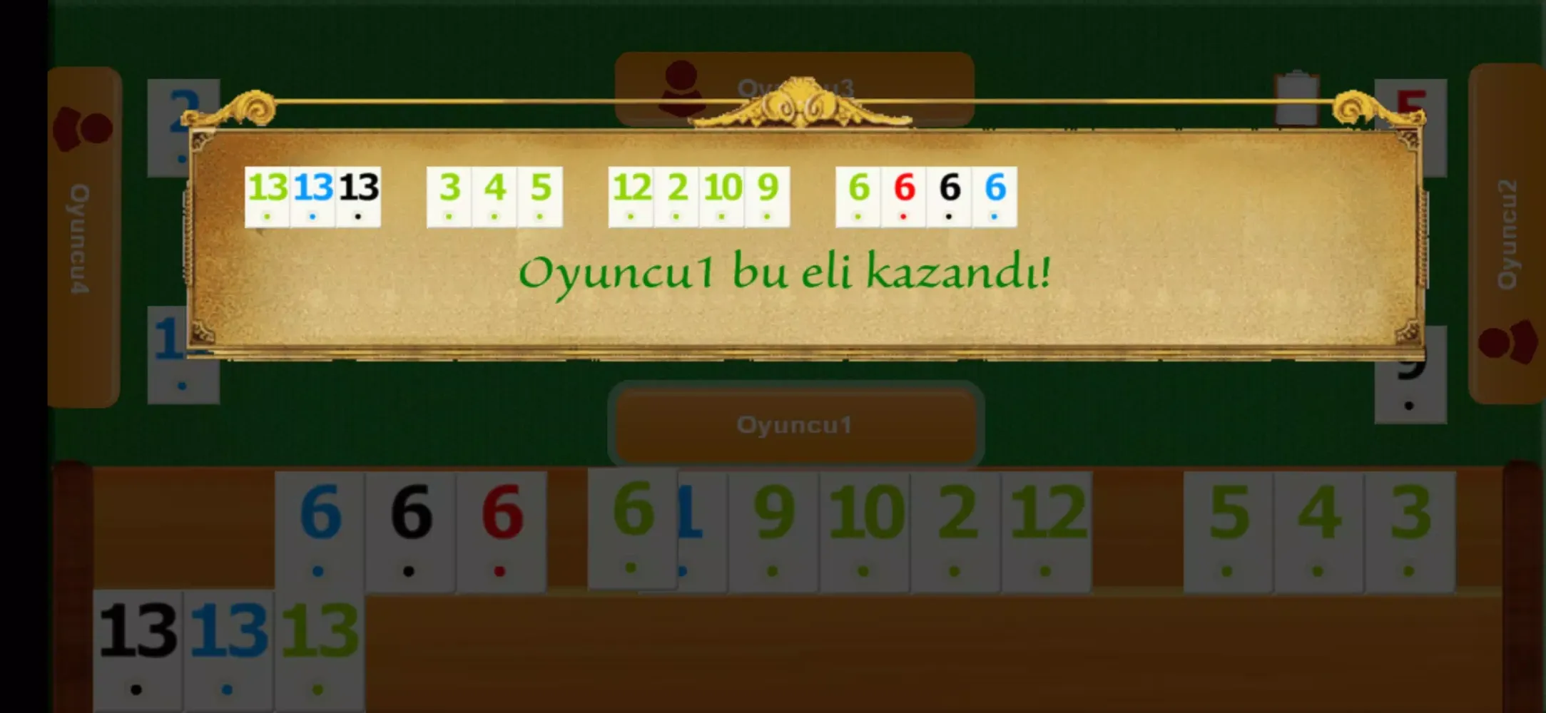 Captures d'écran de İnternetsiz Okey