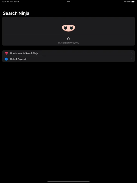 Search Ninja for Safari iPad  Screenshots