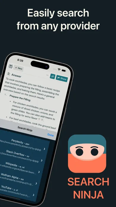 Search Ninja for Safari Screenshots