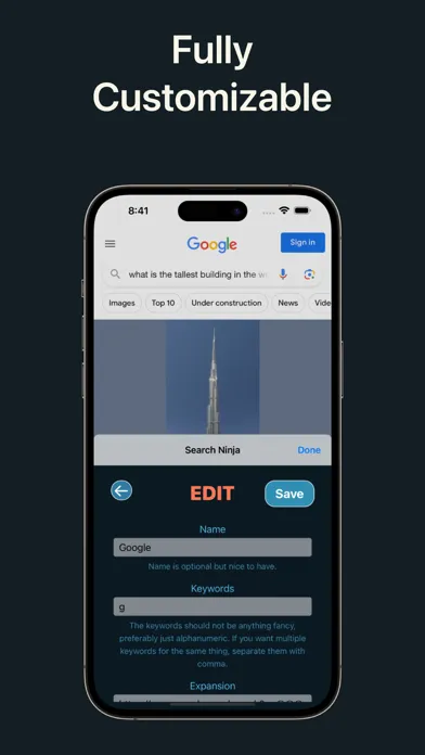 Search Ninja for Safari Screenshots