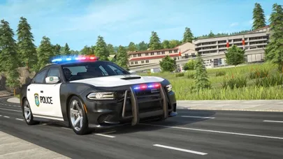 Tangkapan skrin Police Spooky Jeep Parking 3D