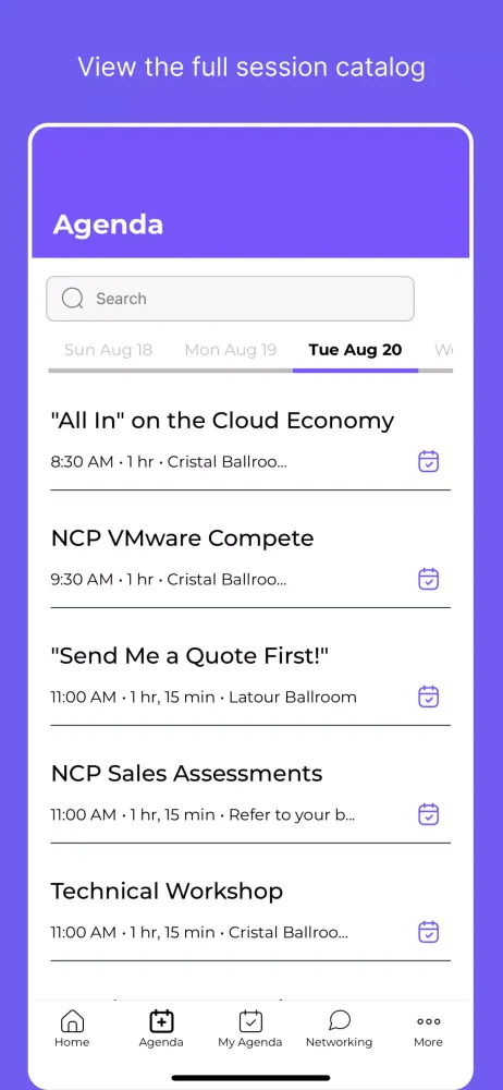 NTNX Events Screenshots