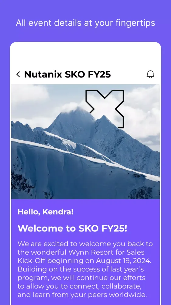 NTNX Events Screenshots