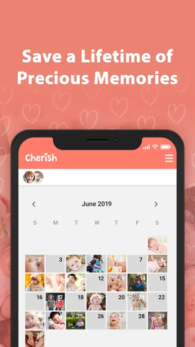 Cherish - Baby Photo Album Art Screenshots