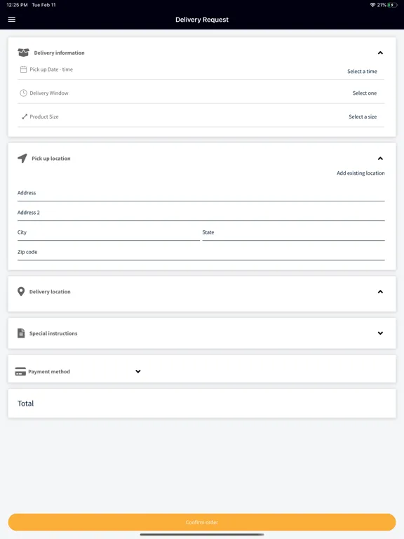 Gohfr iPad  سکرین شاٹس