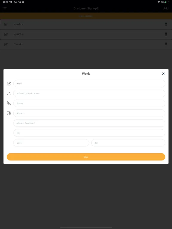 Gohfr iPad  سکرین شاٹس