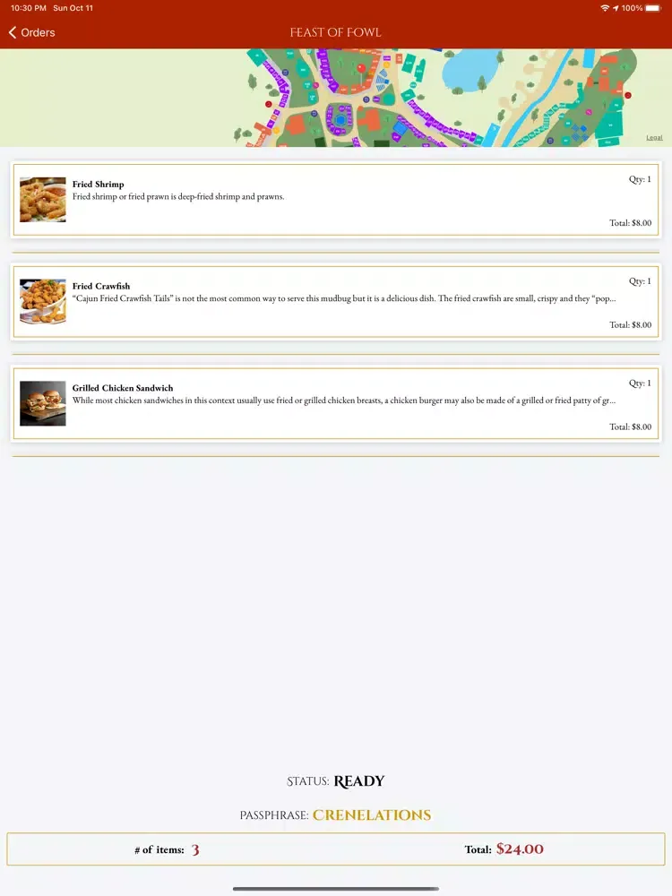 Texas Renaissance Festival iPad 應用截圖