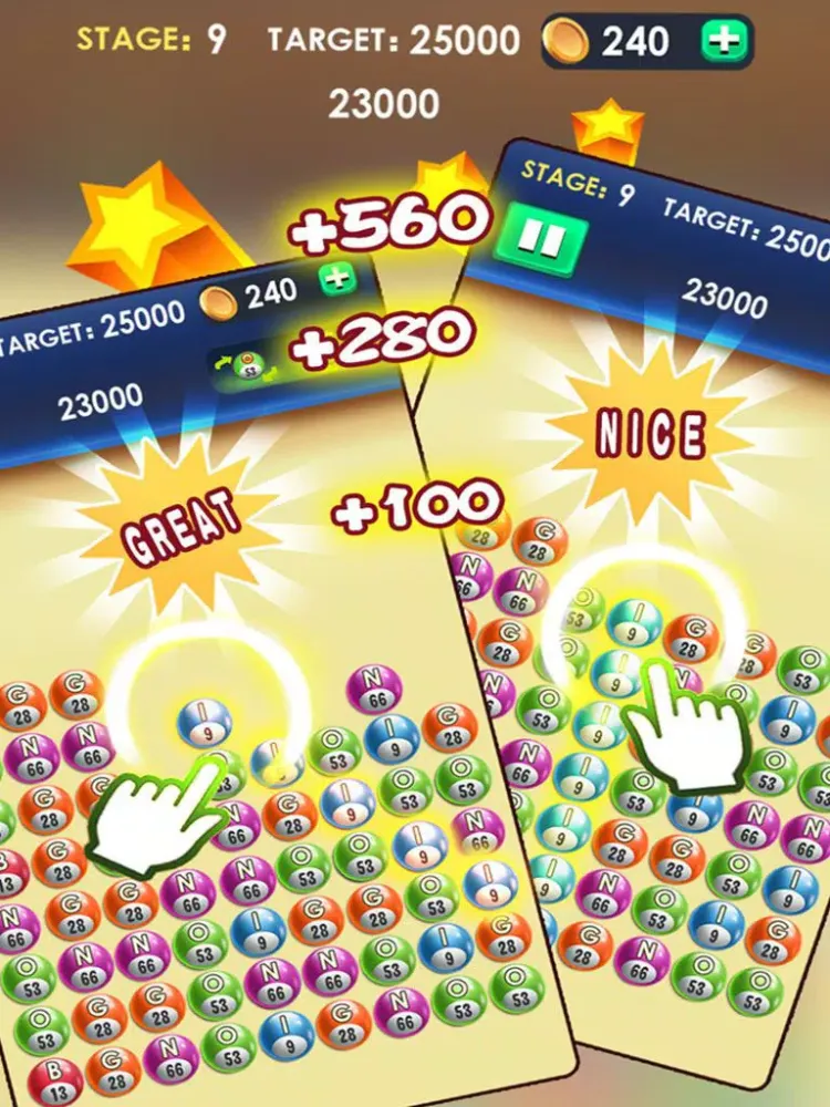 Captures d'écran de Pop Bingo iPad 