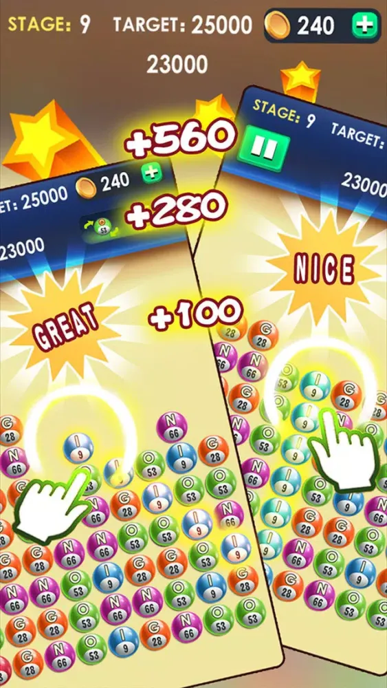Captures d'écran de Pop Bingo