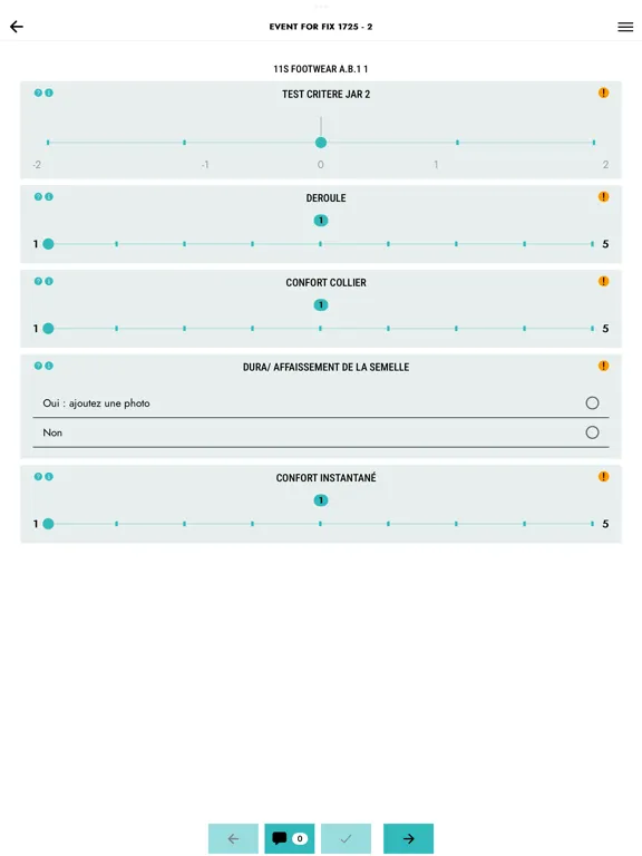 ภาพหน้าจอของ S2A Testing iPad 