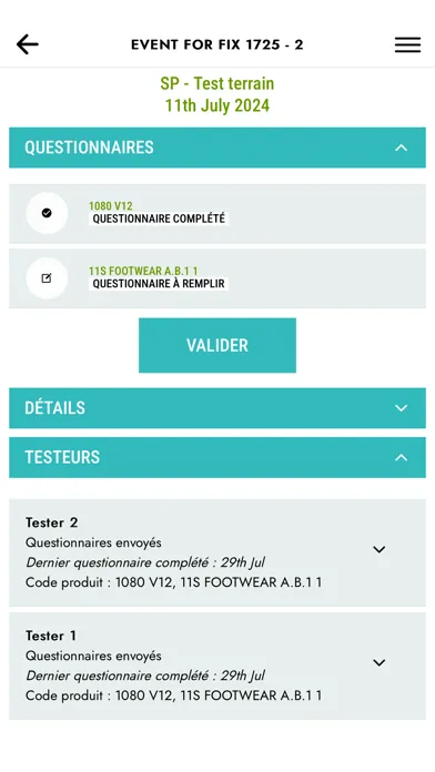 ภาพหน้าจอของ S2A Testing
