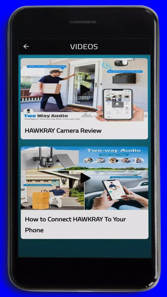 HAWKRAY Camera Guide Ekran Görüntüleri