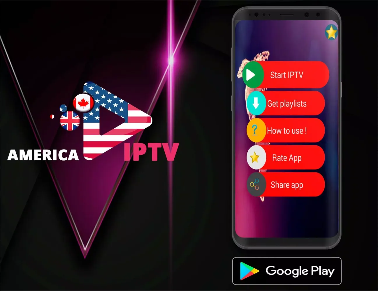 America IPTV Screenshots