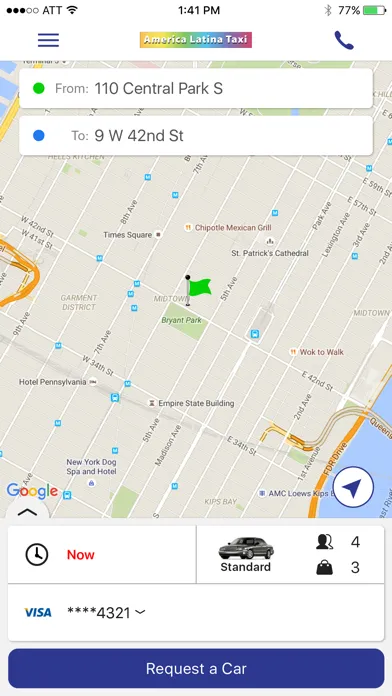 America Latina Taxi应用截图