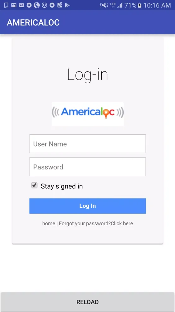 Americaloc Tracking Screenshots
