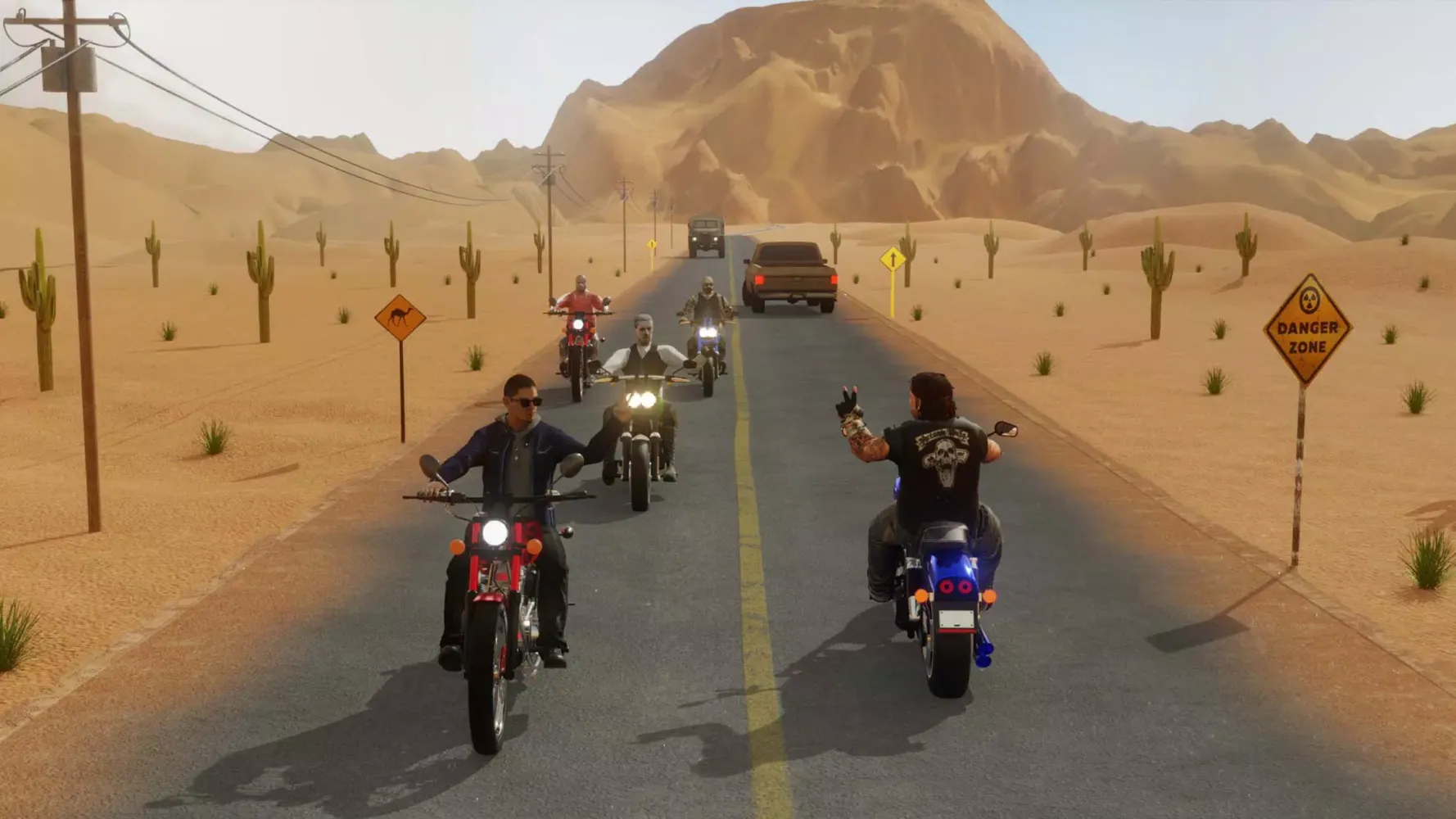 Motorcycle Long Road Trip Game Screenshots