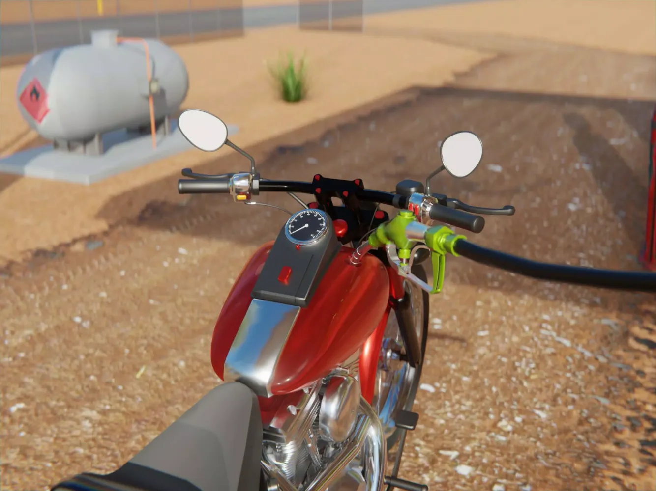 Motorcycle Long Road Trip Game Screenshots