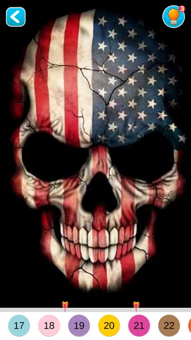 Capturas de tela do America Tattoo Color by Number