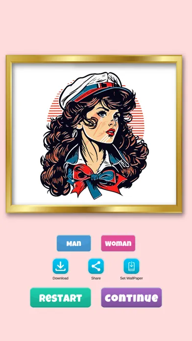 Capturas de tela do America Tattoo Color by Number