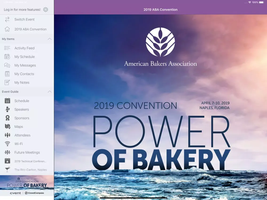 American Bakers Association iPad  스크린샷