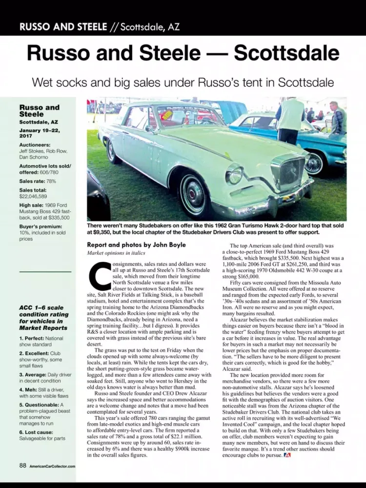 Capturas de tela do American Car Collector Magazine iPad 