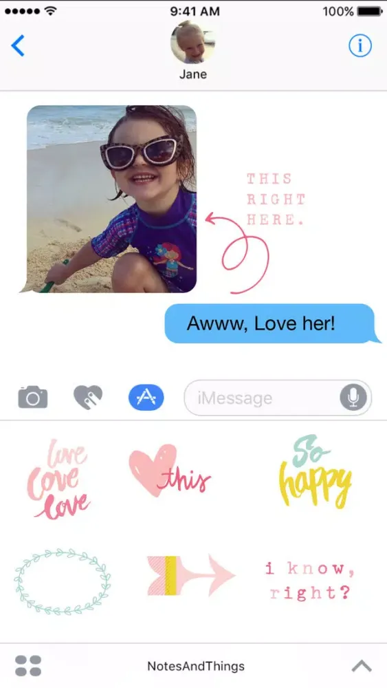 Screenshot di AC Notes & Things Stickers