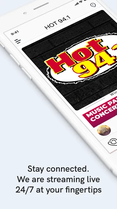 Ảnh chụp màn hình của HOT 94.1 BAKERSFIELD