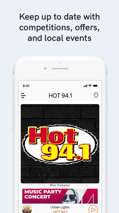 Ảnh chụp màn hình của HOT 94.1 BAKERSFIELD