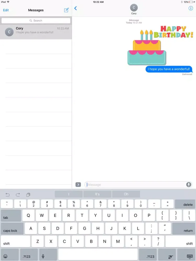 Birthday Party Sticker Pack iPad  স্ক্রিনশট