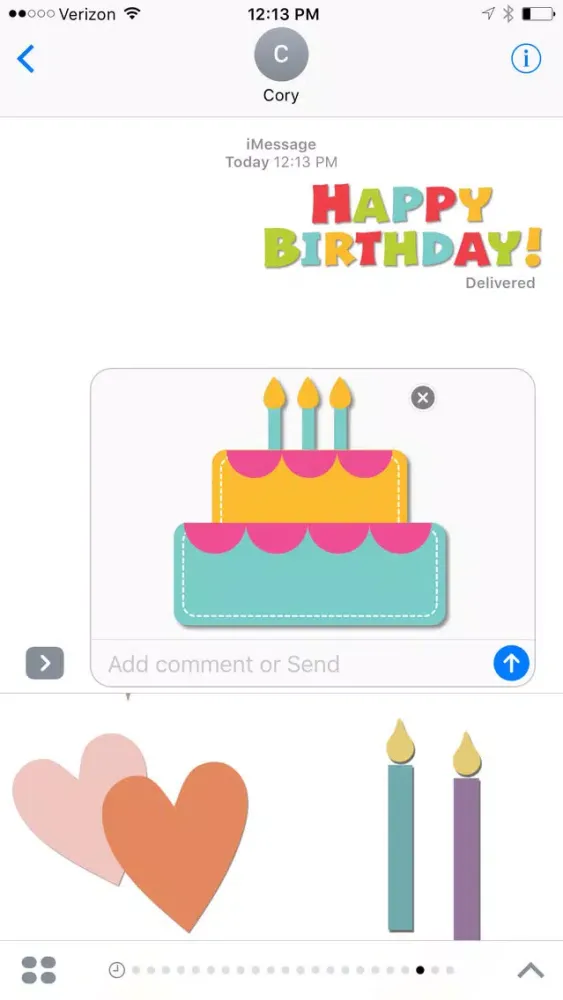 Birthday Party Sticker Pack স্ক্রিনশট