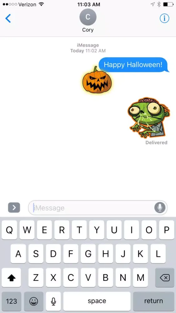Captures d'écran de Spooky Sticker Pack