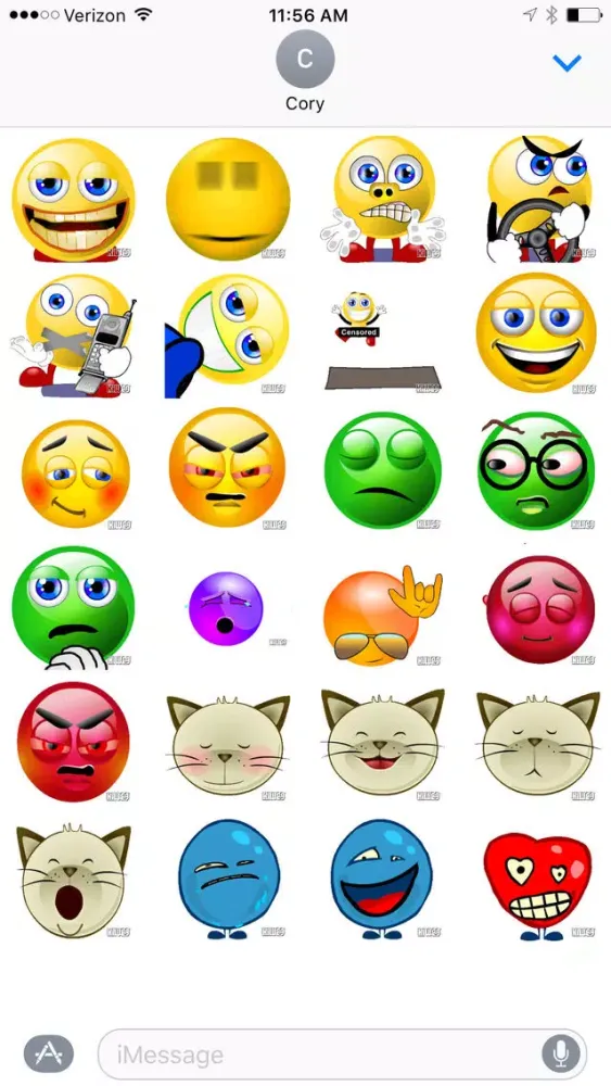 Smiley Face Sticker Pack應用截圖