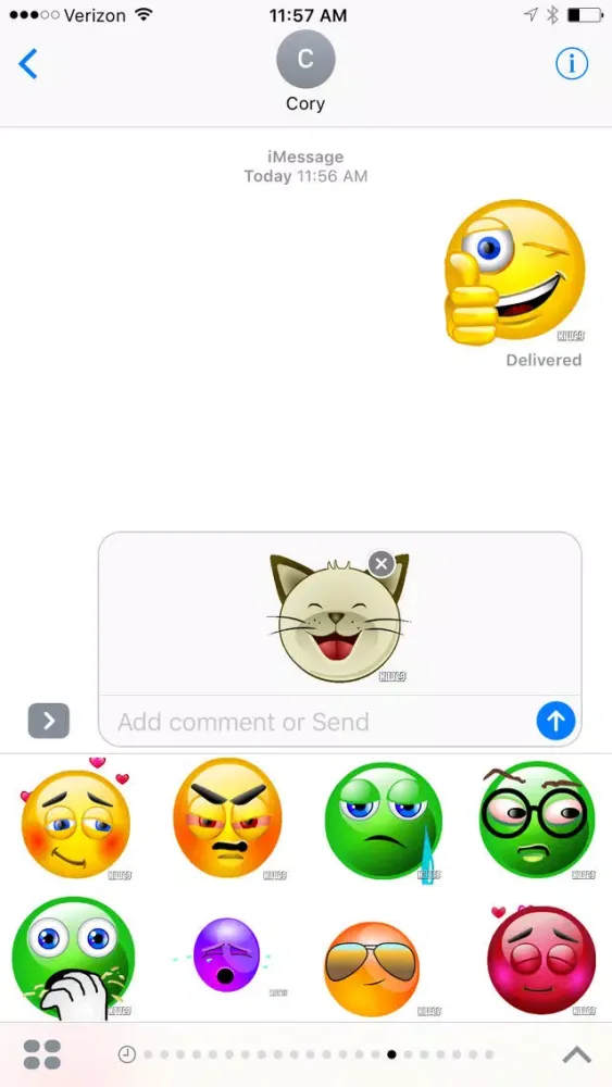 Smiley Face Sticker Pack應用截圖
