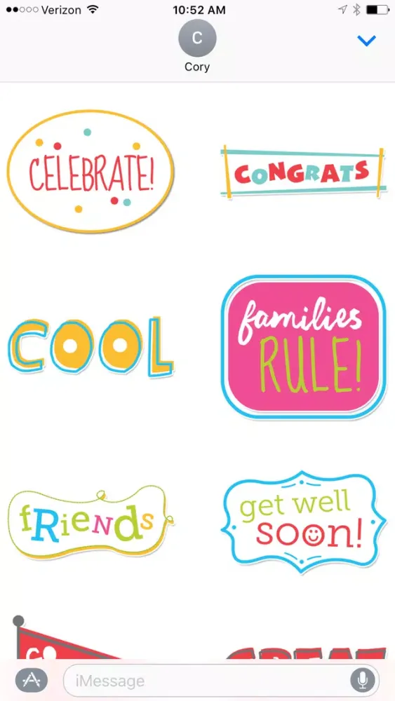 Скриншоты Verbalicious Sticker Pack