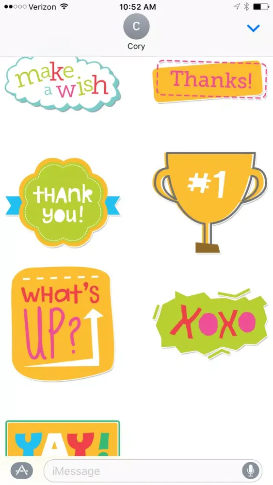 Скриншоты Verbalicious Sticker Pack