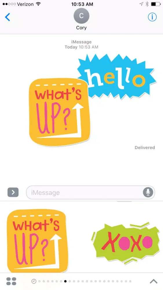 Скриншоты Verbalicious Sticker Pack