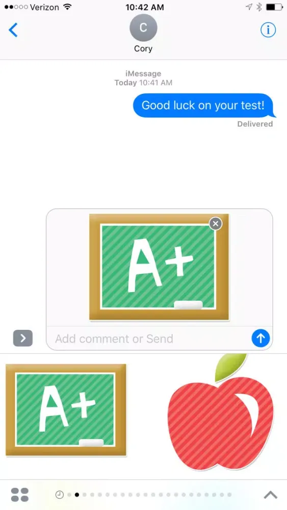 Capturas de pantalla de School Days Sticker Pack