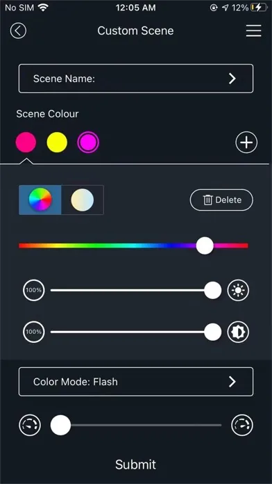 Captures d'écran de Spektrum+ Smart Lighting