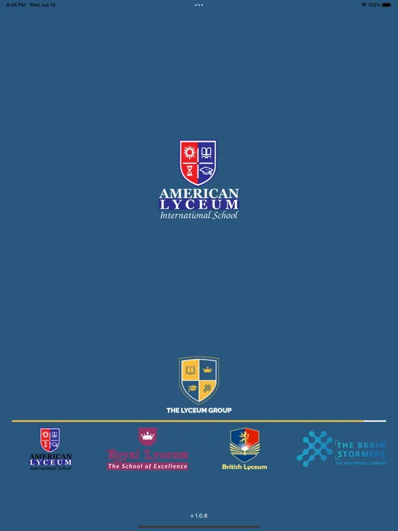 Capturas de tela do American Lyceum iPad 