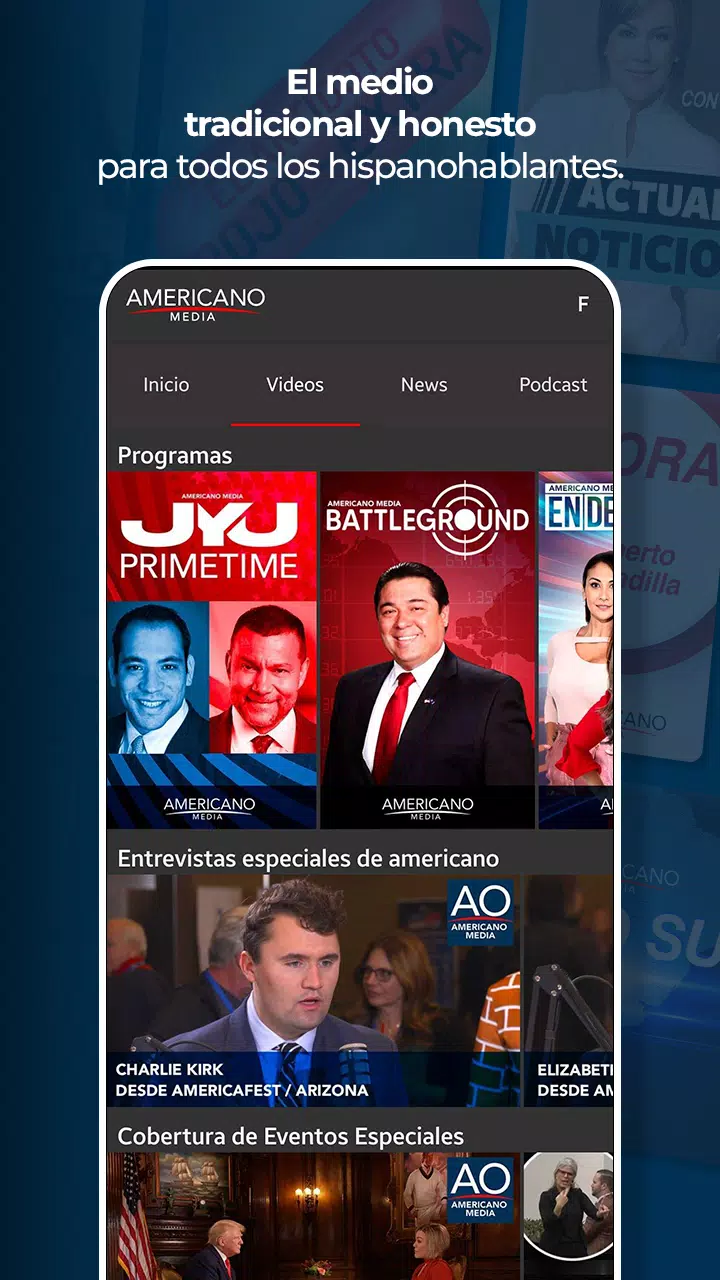 Americano Media Screenshots