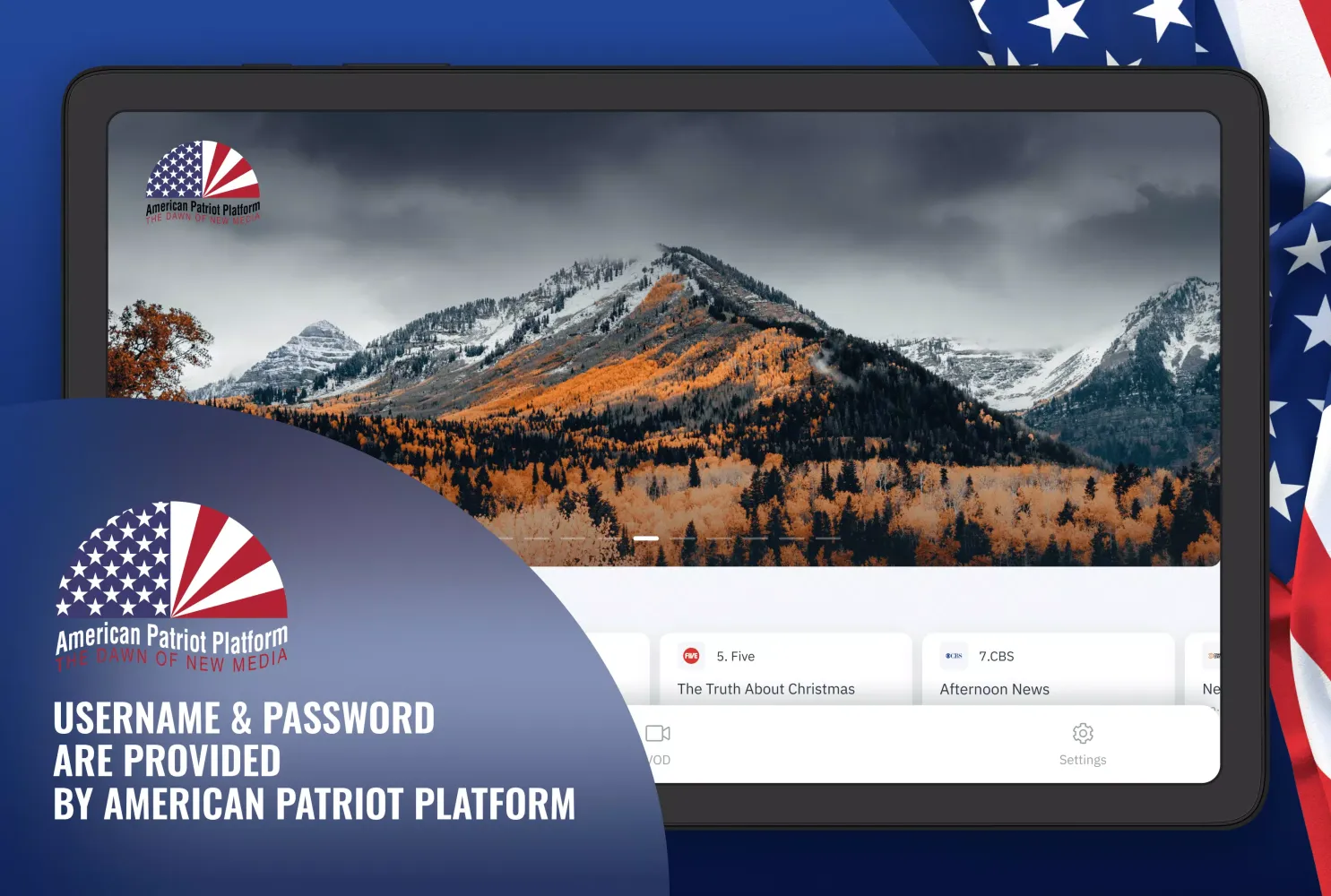 American Patriot Platform Screenshots