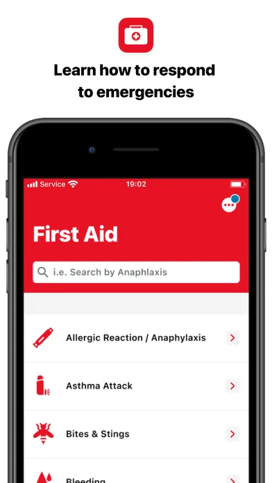 ภาพหน้าจอของ First Aid: American Red Cross