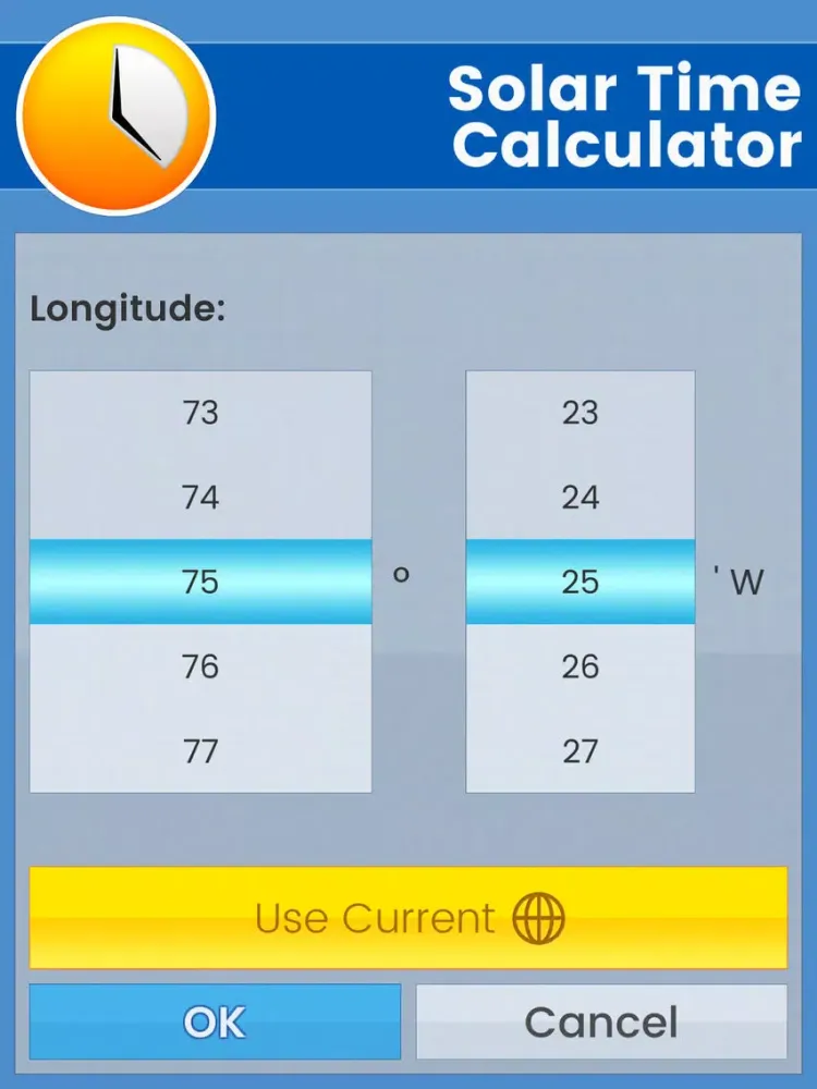 تصاویر Solar Time Calculator iPad 