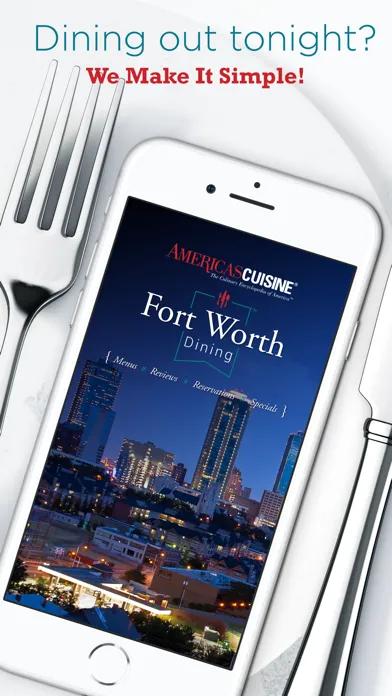 Tangkapan layar Fort Worth Dining